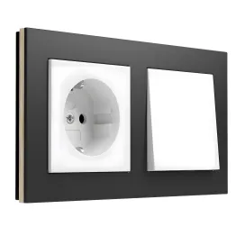 Esprit switches socket by gira